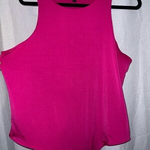 Vibrant Pink Sleeveless Bodysuit
